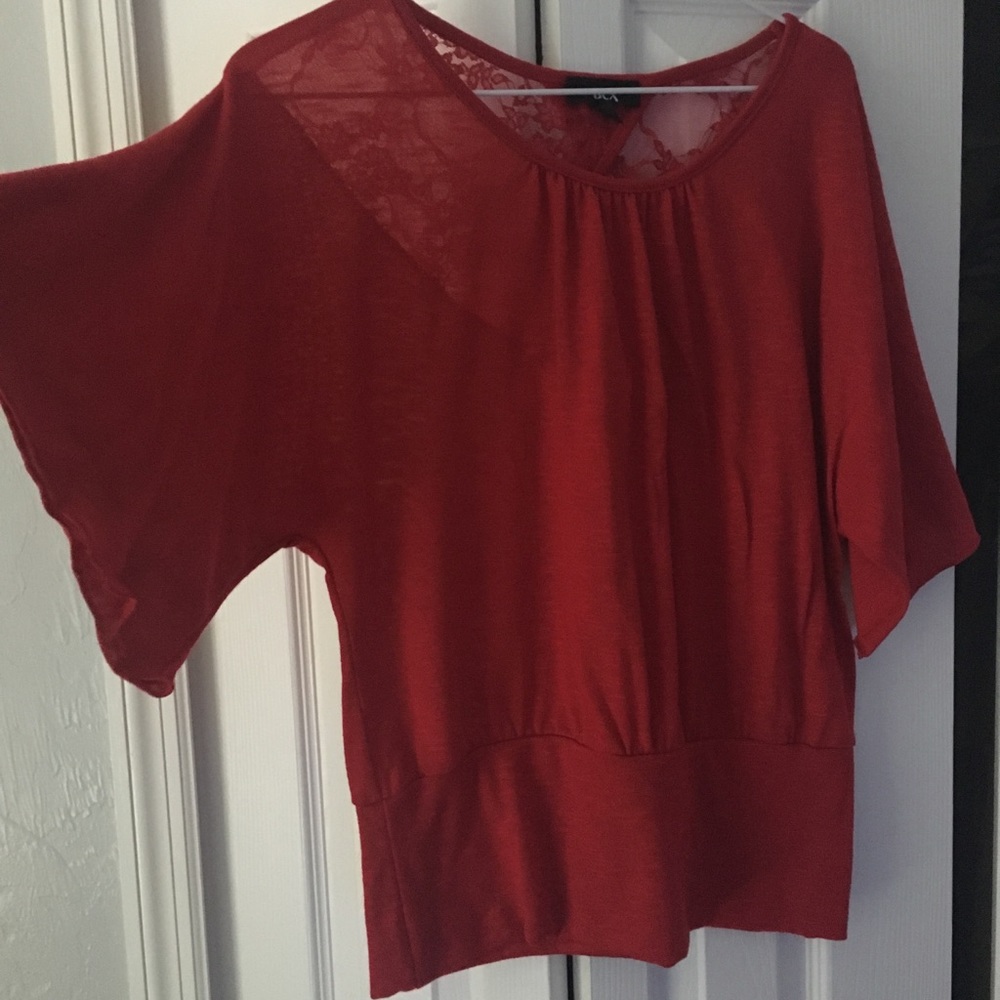 Red blouse